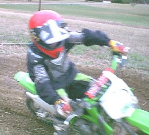 Thornton on his KX-65