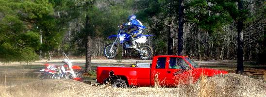 Matt on the kids track double
