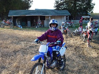 Patrick on his TTR-125L
